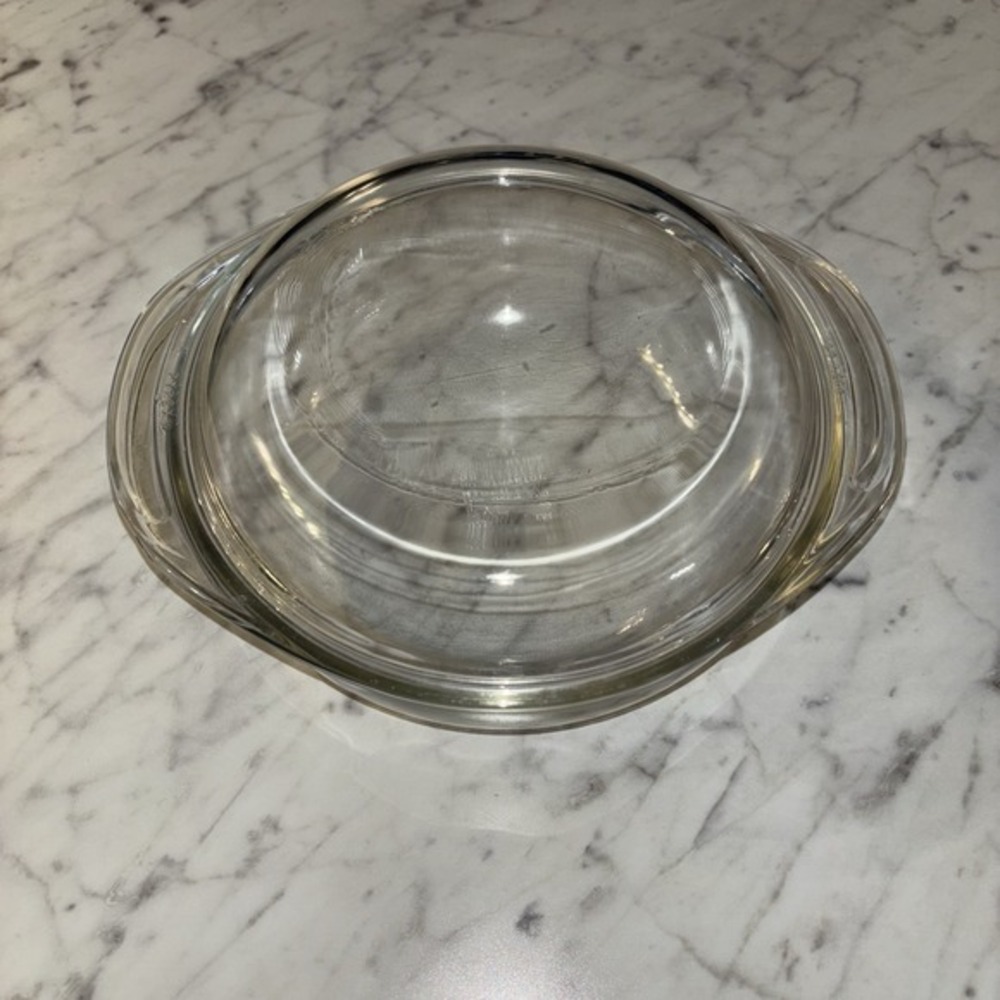 Vintage PYREX Corning Clear Glass 1.5L Round Casserole Baking Dish & Lid, 023 - Picture 1 of 7